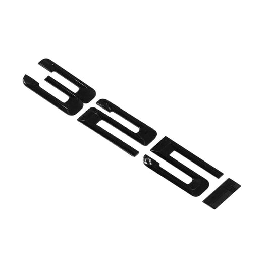 BMW 3 Series 325i Rear Gloss Black Letter Number Badge Emblem for Boot Lid Trunk