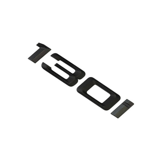 BMW 130i Badge Emblem Letter 1 Series Rear Boot Lid Trunk Matt Black