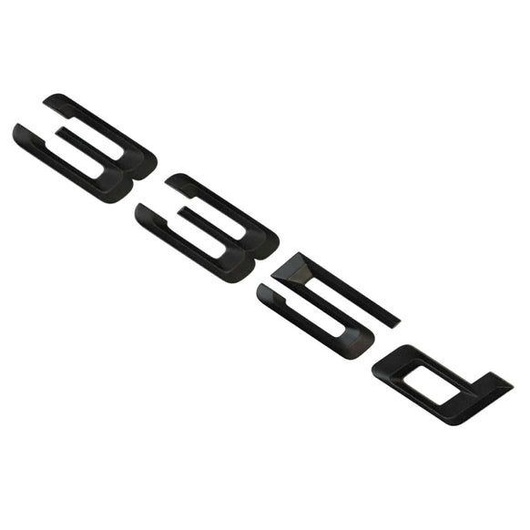 BMW 3 Series 335d Rear Matt Black Letter Number Badge Emblem for Boot Lid Trunk