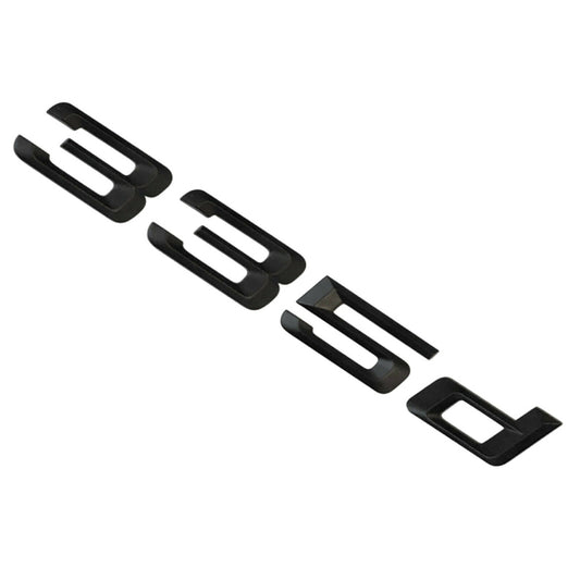 BMW 3 Series 335d Rear Matt Black Letter Number Badge Emblem for Boot Lid Trunk