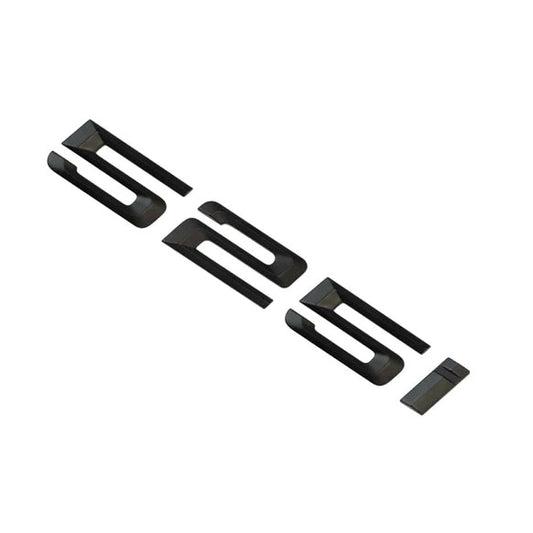 BMW 525i Badge Emblem Letter 5 Series Rear Boot Lid Trunk Matt Black