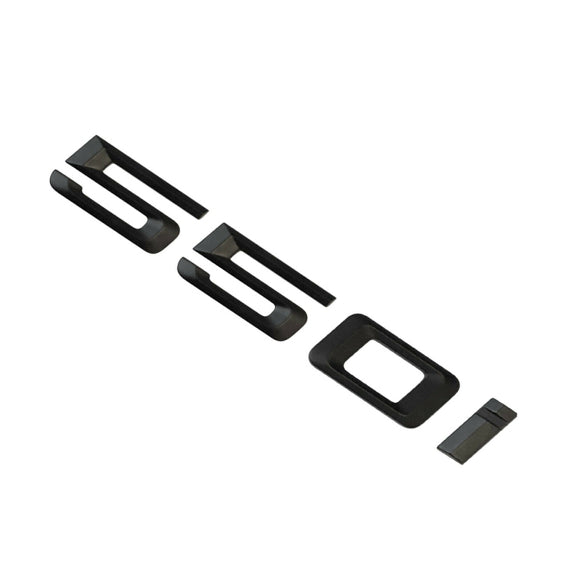BMW 550i Badge Emblem Letter 5 Series Rear Boot Lid Trunk Matt Black
