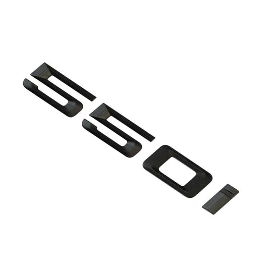 BMW 550i Badge Emblem Letter 5 Series Rear Boot Lid Trunk Matt Black