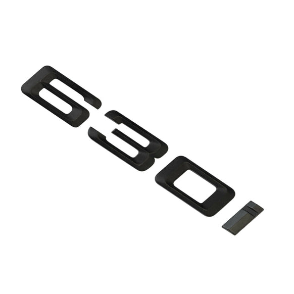 BMW 630i Badge Emblem Letter 6 Series Rear Boot Lid Trunk Matt Black