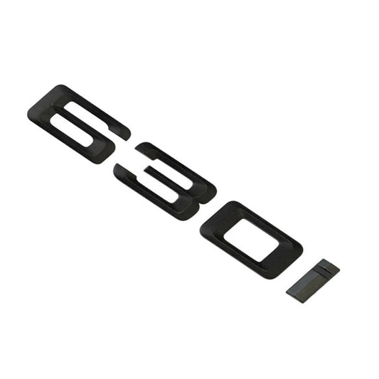 BMW 630i Badge Emblem Letter 6 Series Rear Boot Lid Trunk Matt Black