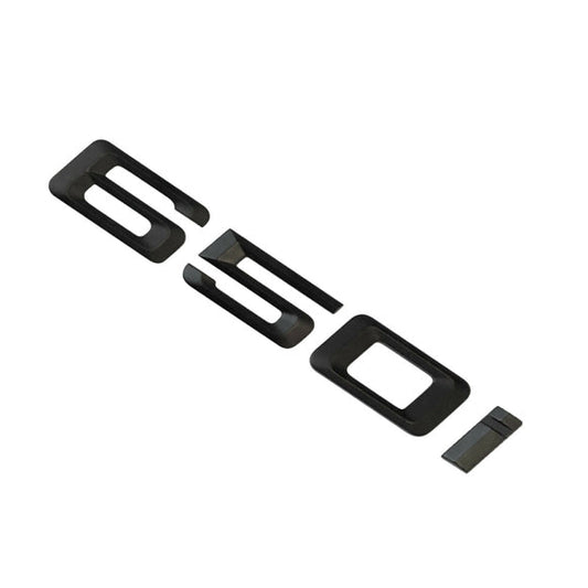BMW 650i Badge Emblem Letter 6 Series Rear Boot Lid Trunk Matt Black