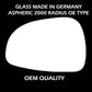 for TT 2007 to 2010 Wing Mirror Glass LEFT HAND UK Passenger Side Door