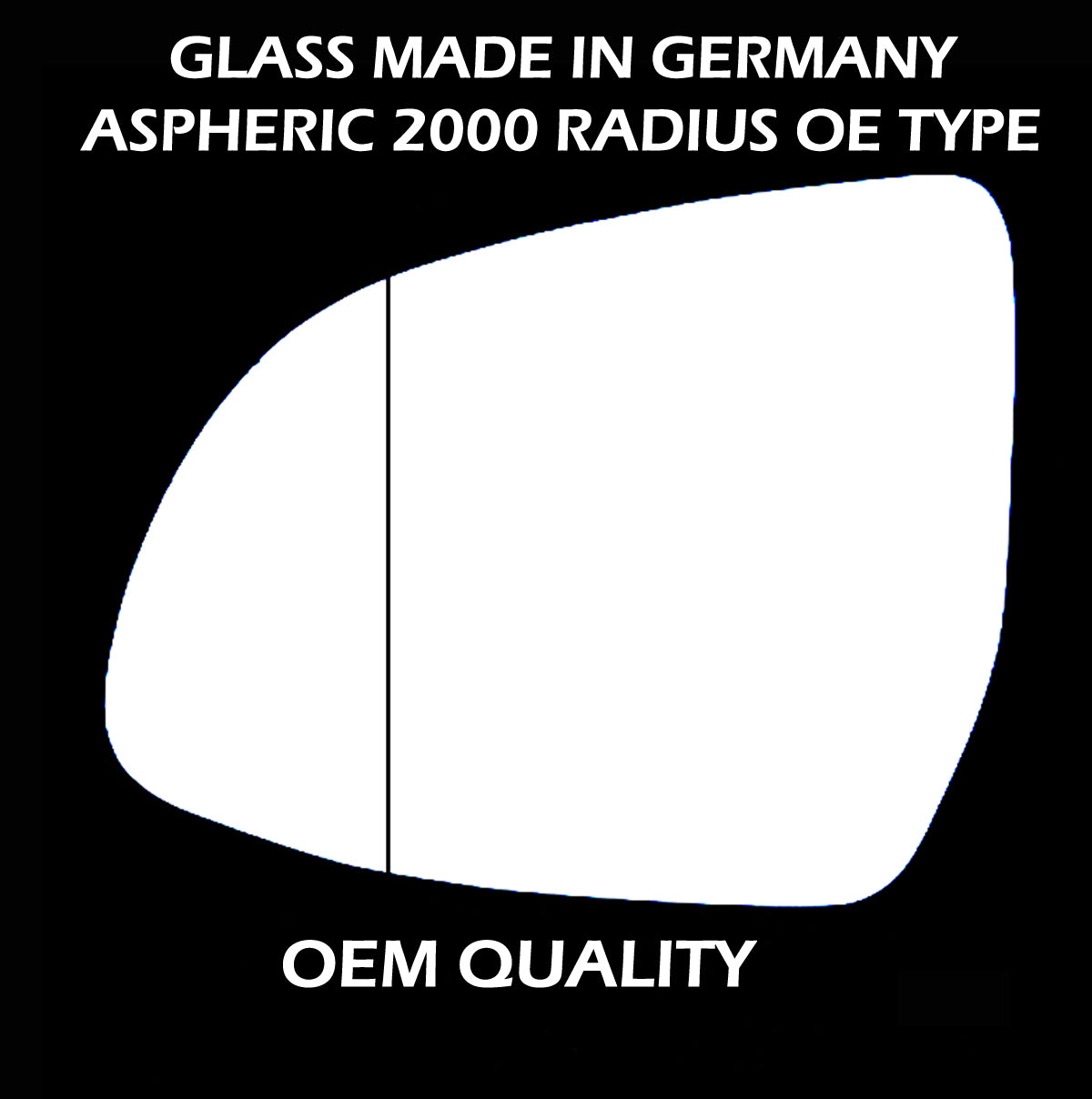 for BMW X5 2014 to 2022 Wing Mirror Glass LEFT HAND UK Passenger Side 192