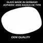 for Chrysler - PT Cruiser 2000 to 2008 Wing Mirror Glass LEFT HAND UK Passenger Side 83 Door