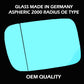for BMW - 3 Series 1997 to 2005 Wing Mirror Glass LEFT HAND UK Passenger Side 78 Door