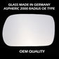 for KIA - Mentor 1992 to 2001 Wing Mirror Glass LEFT HAND UK Passenger Side 280 Door