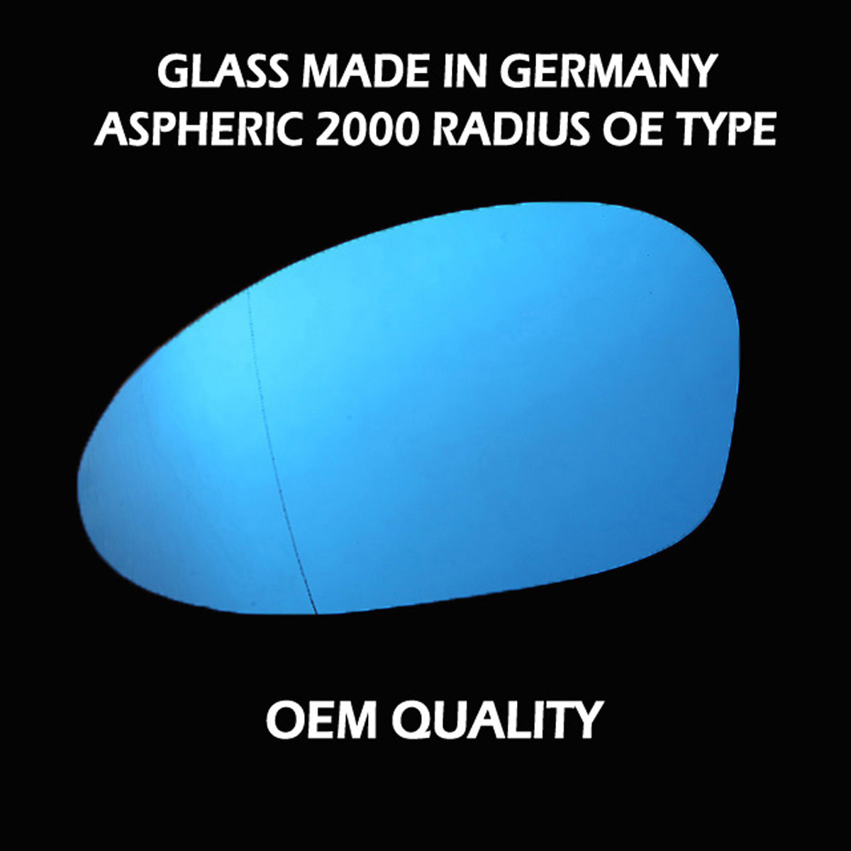 for BMW - 3 Series M3 1997 to 2005 Wing Mirror Glass LEFT HAND UK Passenger Side 18 Door