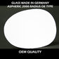 for Peugeot - 107 2005 to 2014 Wing Mirror Glass LEFT HAND UK Passenger Side 464 Door