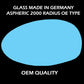 for Alfa Romeo - 147 2000 to 2010 Wing Mirror Glass LEFT HAND UK Passenger Side 16 Door