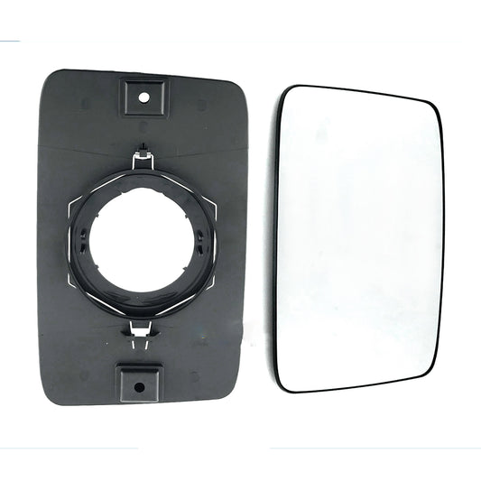 for Citroen - C25 1990 to 1994 Wing Mirror Glass With Base LEFT HAND UK Passenger Side 96 Door