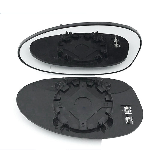 for BMW - 1 Series 2003 to 2009 Wing Mirror Glass With Base LEFT HAND UK Passenger Side 46 Door