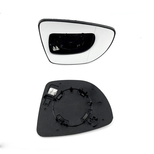 for Renault - Captur 2013 to 2021 Wing Mirror Glass With Base RIGHT HAND UK Driver Side 542 Door