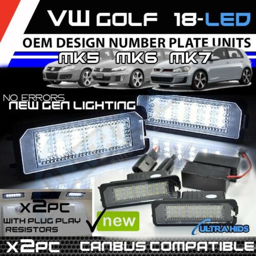 VW Volkswagen Phaeton (2002-2009) Number Licence Plate Light LED Kit