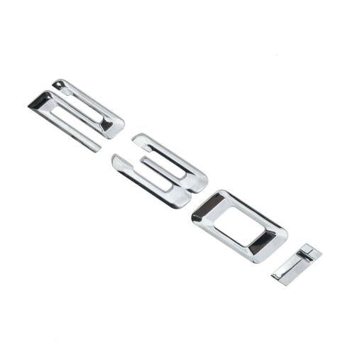 BMW 2 Series 230i Rear Chrome Silver Letter Number Badge Emblem for Boot Lid Trunk