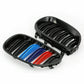 BMW M Color Front Sport Wide Kidney Grill For 03-10 BMW E60 E61 M5 5 Series