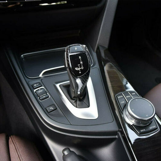 BMW 1 3 Series Carbon Fiber Interior Gear Shift Knob Cover Trim F20/F30/F31