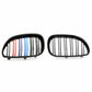 BMW M Color Front Sport Wide Kidney Grill For 03-10 BMW E60 E61 M5 5 Series