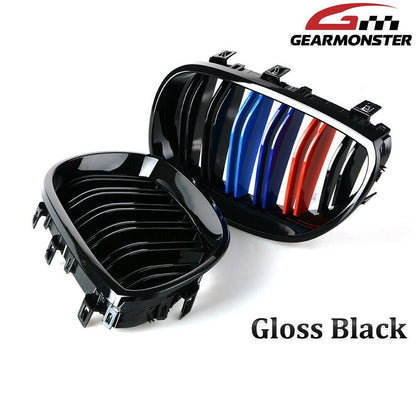 BMW M Color Front Sport Wide Kidney Grill For 03-10 BMW E60 E61 M5 5 Series