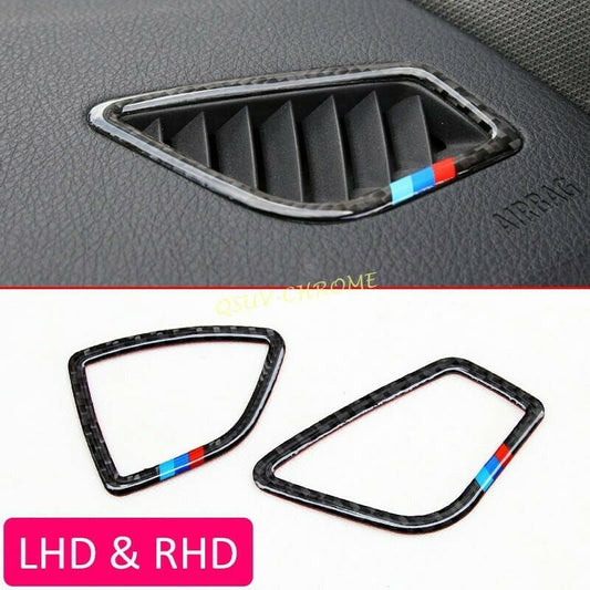 BMW 3 4 Series Dashboard Air Vent Cover Carbon Fiber Surround Interior Trims