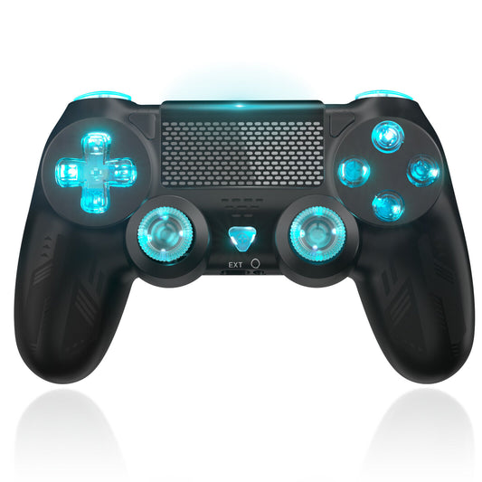 PS4 Compatible Controller Wireless Led Gaming Pad Dual Vibration