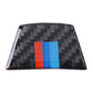 Carbon Fiber Steering Wheel Decor Cover Trim For BMW 3Series E90 E92 2005-12 ae