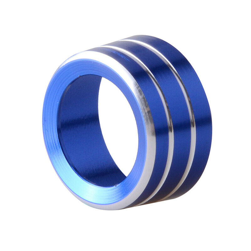 Aluminum Mirrors Switch Knob Ring Trim Cover for Ford F150 2009-2014 Blue