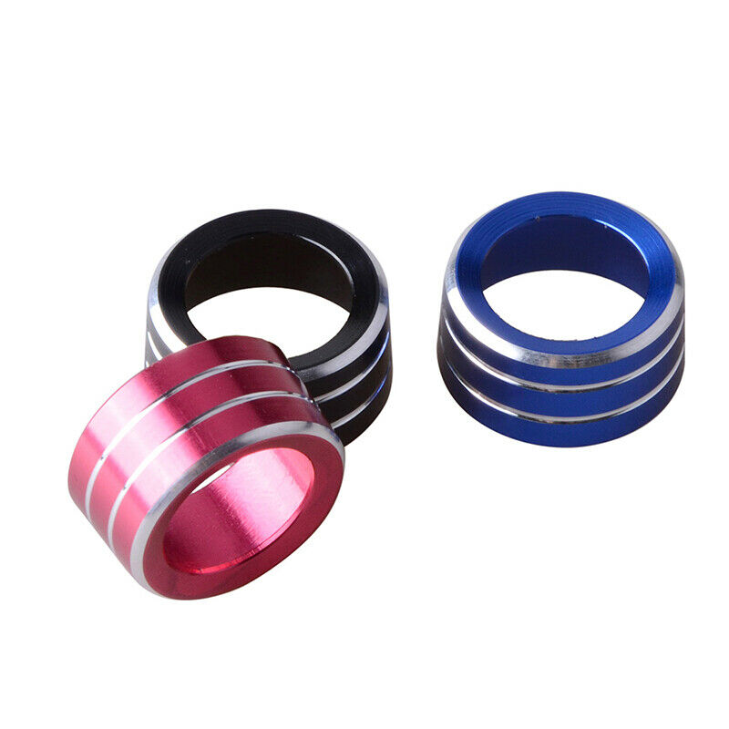 Aluminum Mirrors Switch Knob Ring Trim Cover for Ford F150 2009-2014 Blue