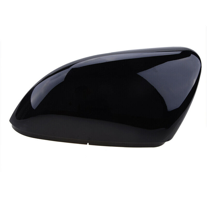 Door Wing Mirror Cover Cap Right Side Gloss Black For VW 2009-2017