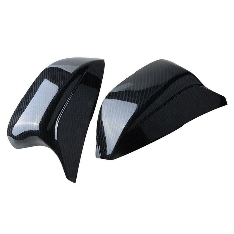 Carbon Fiber Side Mirror Cover Caps For Infiniti Q50 Q60 QX30 Q70 2014-2021