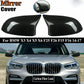Carbon Fiber Wing Mirror Cover Cap For BMW X3 F25 X4 F26 X5 F15 X6 F16 2015-2018