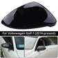 Left Side Gloss Black Wing Mirror Covers Cap Case Shell For VW GOLF MK7 GTI