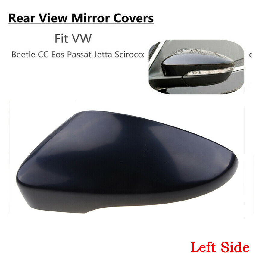 Passenger Door Wing Mirror Cover Cap For VW Golf MK6 Beetle CC Passat B7 Jetta