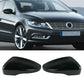 For VW Scirocco CC Beetle 5C Eos for Passat Door Side Wing Mirror Covers Black