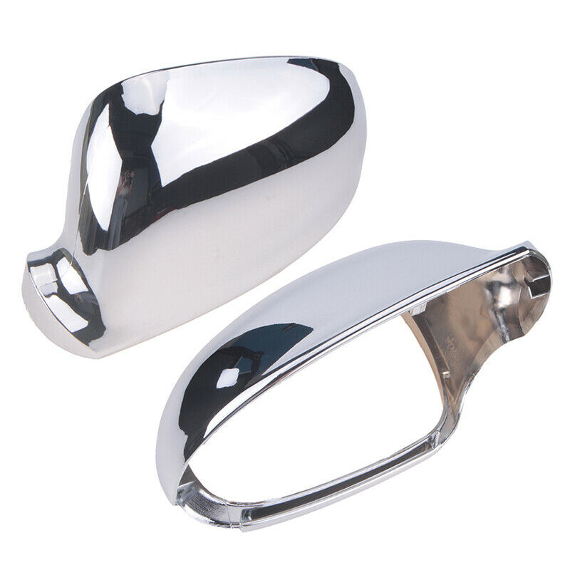 For VW Golf MK5 2003-2009 Chrome Door Wing Mirror Case Cover Cap Trim House UK