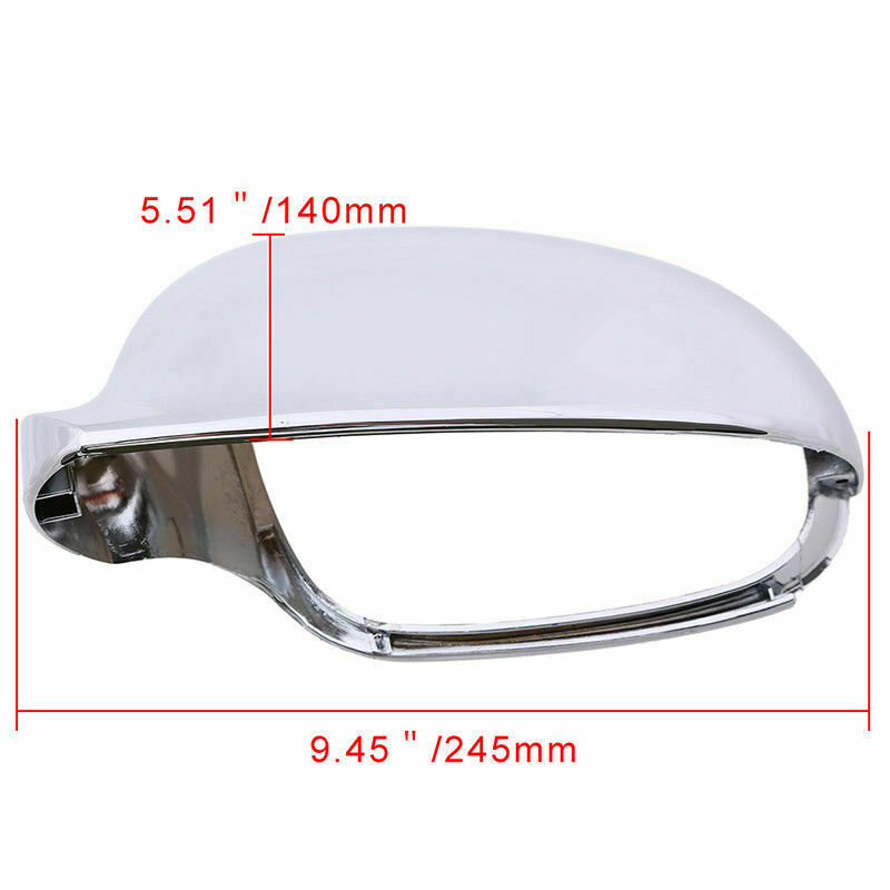 For VW Golf MK5 2003-2009 Chrome Door Wing Mirror Case Cover Cap Trim House UK