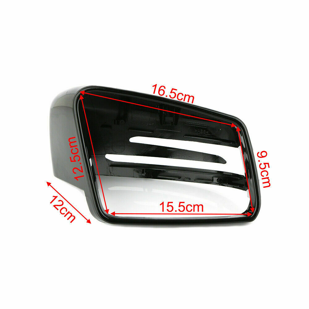 Gloss Black Wing Mirror Cover For Mercedes-Benz W204 W246 X204 W212 W221 C117