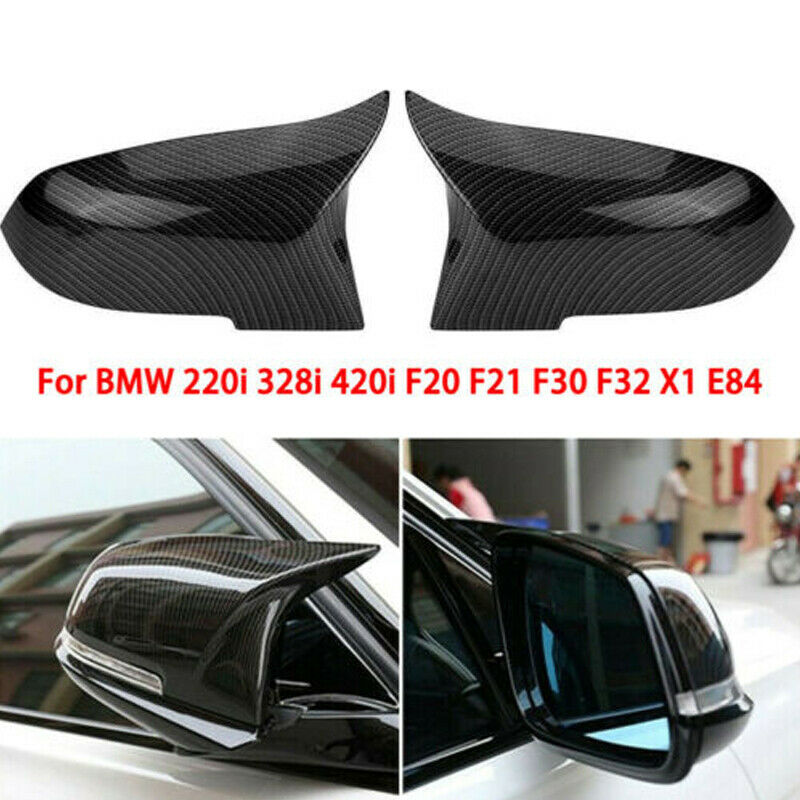 Mirror Cover M3 Style Caps Carbon Fiber For BMW F20 F21 F23 F30 F36 F32 F87 E84