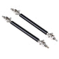 3.9inch Universal Adjustable Bumper Lip Splitter Rod Strut Bar Support Black UK