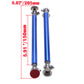 150mm Blue Adjustable Car Front Rear Bumper Lip Splitter Strut Rod Support Bars