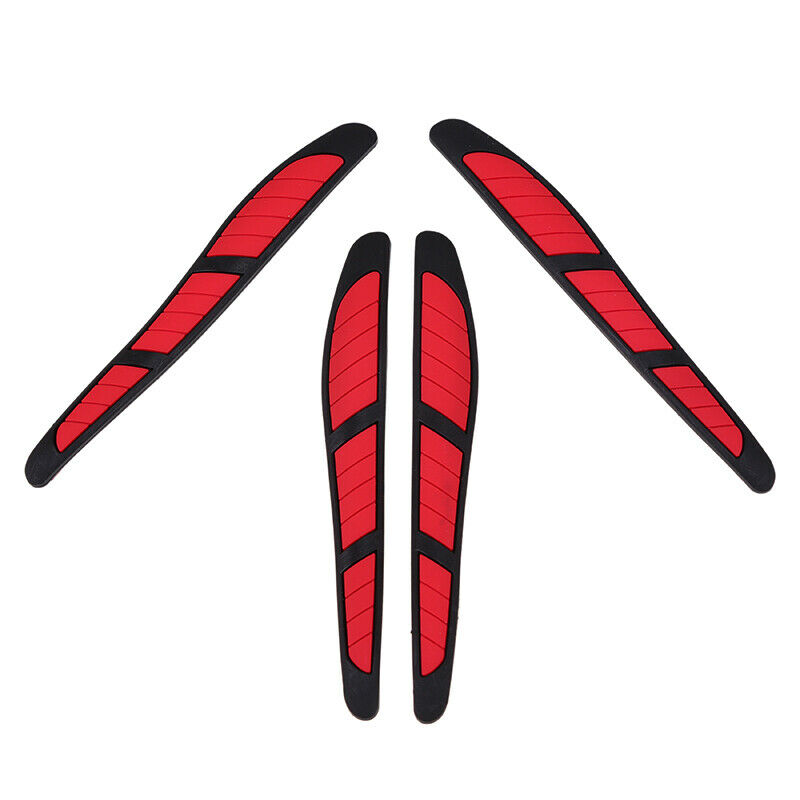 4x Red Car Door Edge Guard Protector Protective Strip Handle Cover Sticker UK