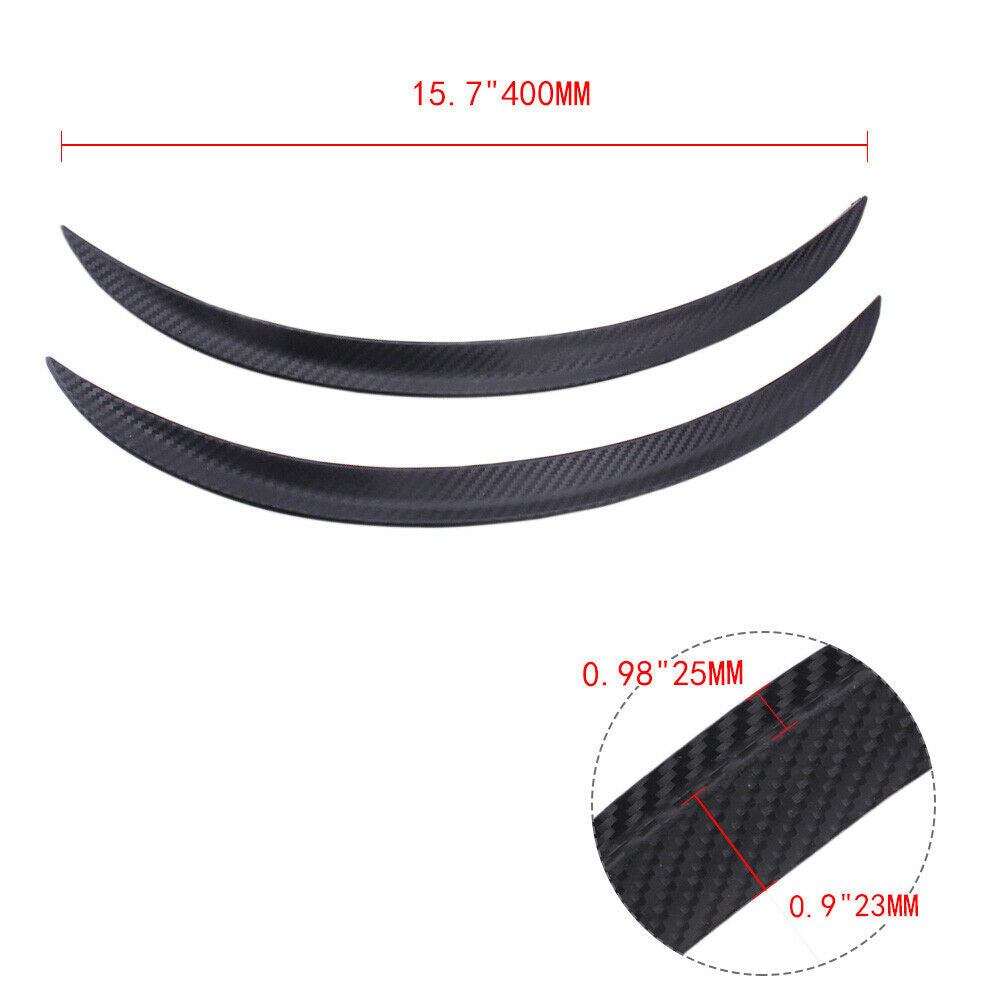 Set Universal Car Wheel Arch Trim Fender Flare Eyebrow Protector Sticker Stripe