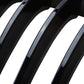 For BMW F25 X3 2011-2014 Front Bumper Kidney Grille Grill Gloss Black Dual Slats