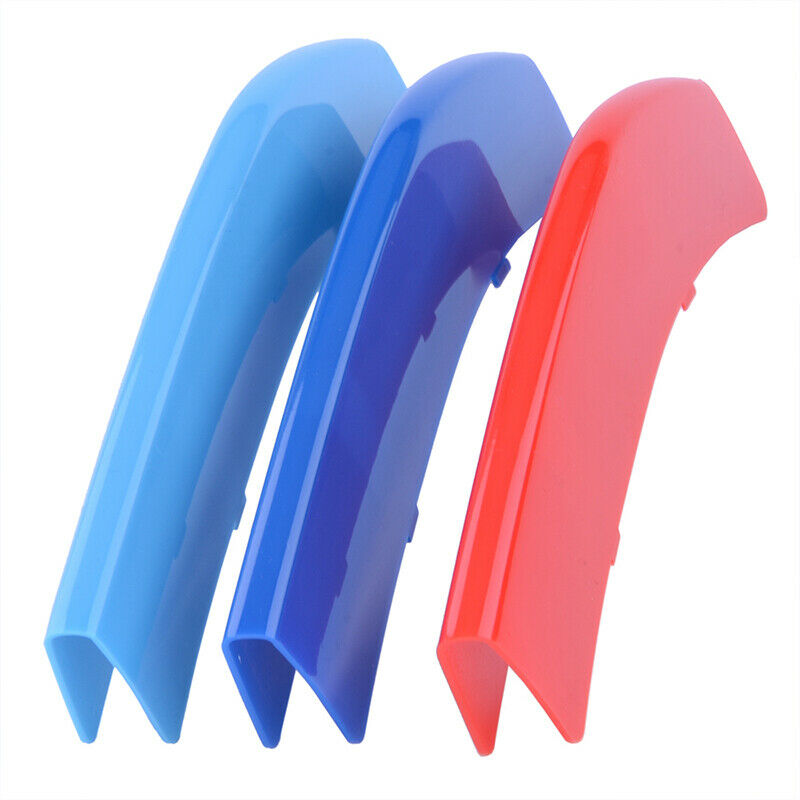 M Sport Kidney Grille Grill 3 Color Cover Stripe Clip For BMW 5 Series F10 14-17