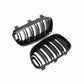 For 08-13 BMW E81 E82 E87 E88 1 Series Kidney Grill Grille Gloss Black Dual Slat