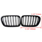For BMW X3 F25 10-13 Front Bumper Twin Slats Kidney Grilles Grill Gloss Black